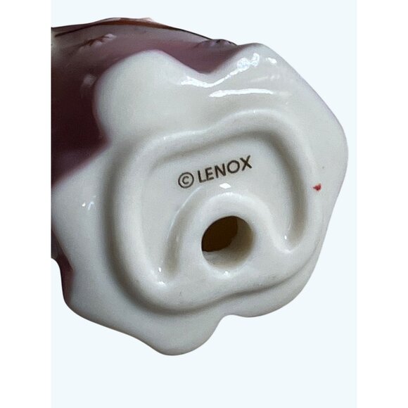 Lenox "Believe" Porcelain Angel Christmas Ornament White & Pink - Picture 3 of 10